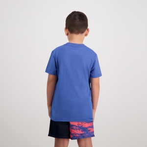 Kids Stripe T-Shirt Bright Cobalt