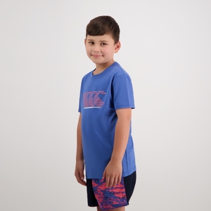 Kids Stripe T-Shirt Bright Cobalt