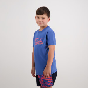 Kids Stripe T-Shirt Bright Cobalt