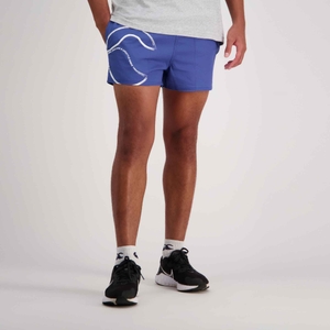 MENS BRUSH STROKE DRILL SHORT BRIGHT COBALT- XS