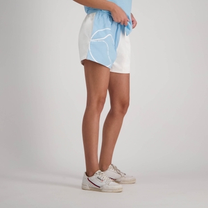 Womens Brush Stroke Harlequin Short Sky Blue