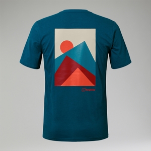 Men's MTN Silhouette Short Sleeve T-Shirt - Blue