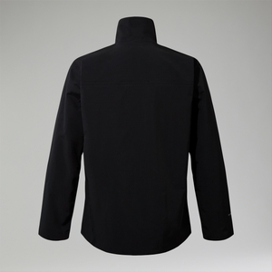 Wasserdichte Woodwalk Herren-Jacke Schwarz