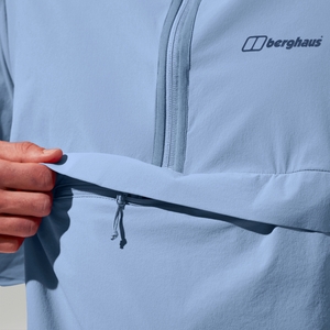 Wandermoor Herren-Wind-Smock Grau