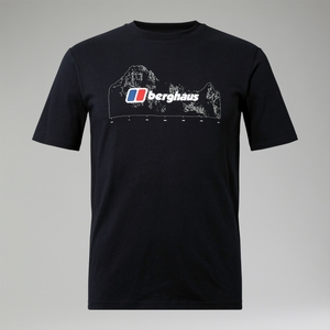 MTN Width Herren-T-Shirt Schwarz