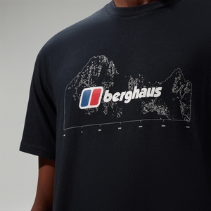 MTN Width Herren-T-Shirt Schwarz
