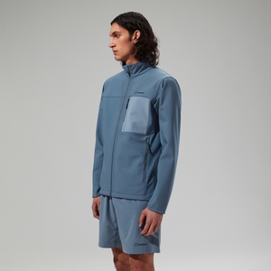 Ghlas 2.0 Softshell Jacke für Herren Blau/Grau