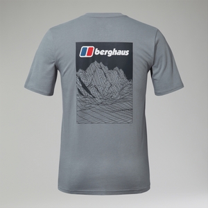 Men's MTN Lineation Short Sleeve T-Shirt - Grey