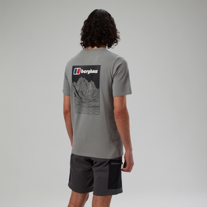 Men's MTN Lineation Short Sleeve T-Shirt - Grey