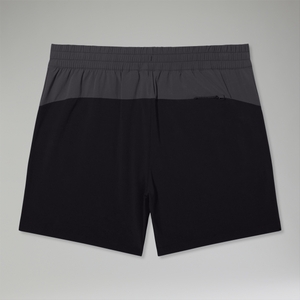 Wandermoor Wind Damen-Shorts Schwarz/Grau