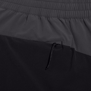 Wandermoor Wind Damen-Shorts Schwarz/Grau