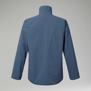 Wasserdichte Woodwalk Herren-Jacke Blau