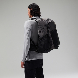 Unisex 3D Freeflow 30+5L Rucksack Grau/Schwarz