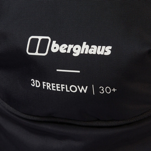 Unisex 3D Freeflow 30+5L Rucksack Grau/Schwarz