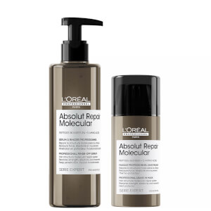 L'Oréal Professionnel Serie Expert Absolut Repair Molecular Rinse-off Serum and Mask Duo for Damaged Hair