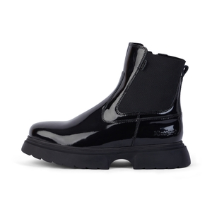 Youth Women Kenzi Chelsea Patent Leather Black