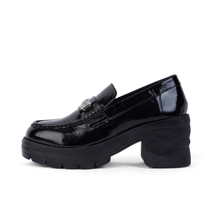Adult Women Edie Loafer Patent Leather Black - 6.5