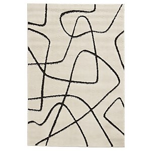 Ivar Abstract Rug - Cream - 120x170cm