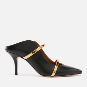 Maureen 70 Leather Heeled Mules