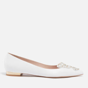 Bufferfly Leather Ballet Flats