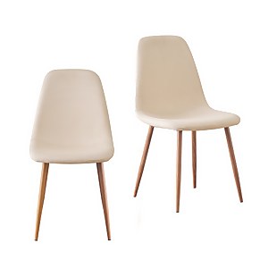 Ludlow Upholstered Dining Chair - Set of 2 - Natural