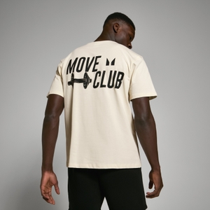 MP predimenzionirana Move Club majica - vintage bijela