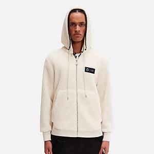 Tomorrowland X ellesse Fleece Hoodie Cream