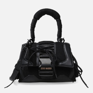 Steve Madden Bdiego Faux Leather and Mesh Crossbody Bag