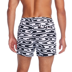 Men's Redondo Edge 14" Volley Swim Trunks Black/White