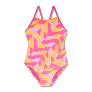 Print Propel Back One Piece - Peel Yellow | Size 12