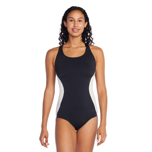 Rib Illusion Splice One Piece - Jet Black | Size 12