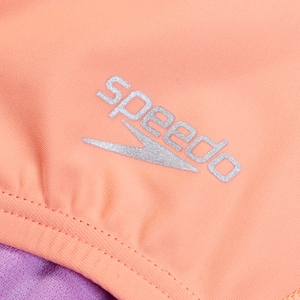 Girl's Solid Propel Back One Piece Pink