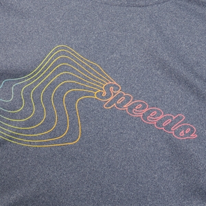 Men's Long Sleeve Graphic Swim Rashguard Navy
