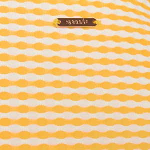 Women's Texture Stripe High Waist Bottom Yellow