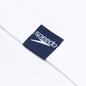 Boy's Graphic Short Sleeve Swim Shirt White