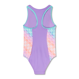 Print Spliced Racerback One Piece