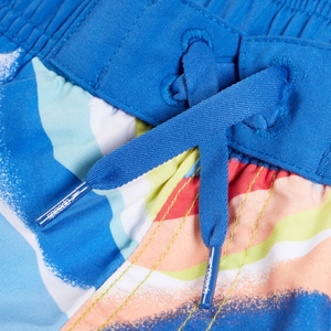 Combinaison modèle court à motif imprimé 17 po pour garçons, bleu