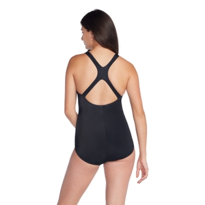 Women's Texture Ombre Ultraback One Piece Black
