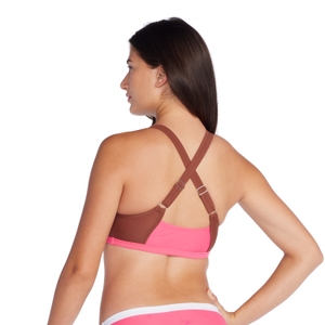 Women's Solid Quantum Bikini Top Pink