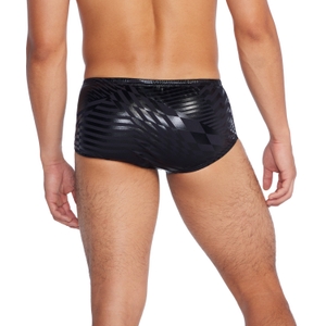 Men's Printed Euro Brief Black