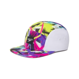Bonnet de jogging à 5 panneaux, violet/rose
