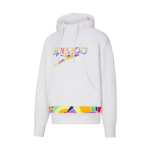 Unisex Pride Fleece Graphic Hoodie White - 2XL