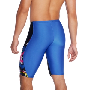 Men's Printed Splice Jammer Blue/Pink