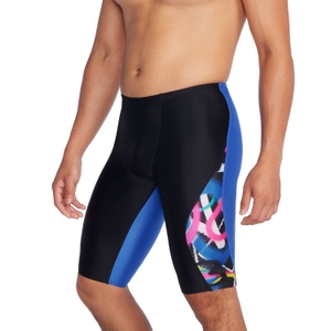 Men's Printed Splice Jammer Blue/Pink