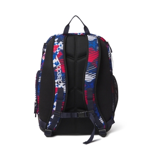Teamster Print Backpack Blue/Red