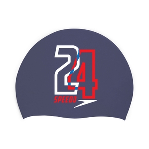 Unisex Silicone Printed Cap  Blue/Navy