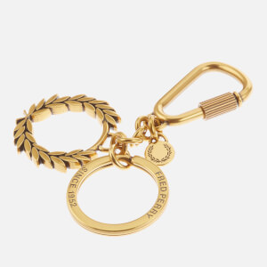 Fred Perry Laurel Wreath Gold Tone Keyring Coggles