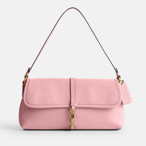 COACH Poppy Signature Willis Satchel Crossbody Handbag Pink