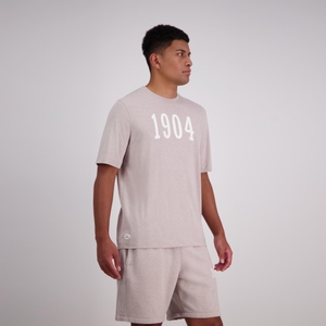 MENS 1904 T-SHIRT LIGHT BEIGE MARLE