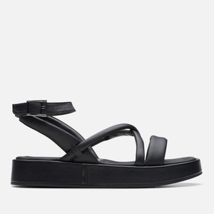 Alda Leather Cross Sandals